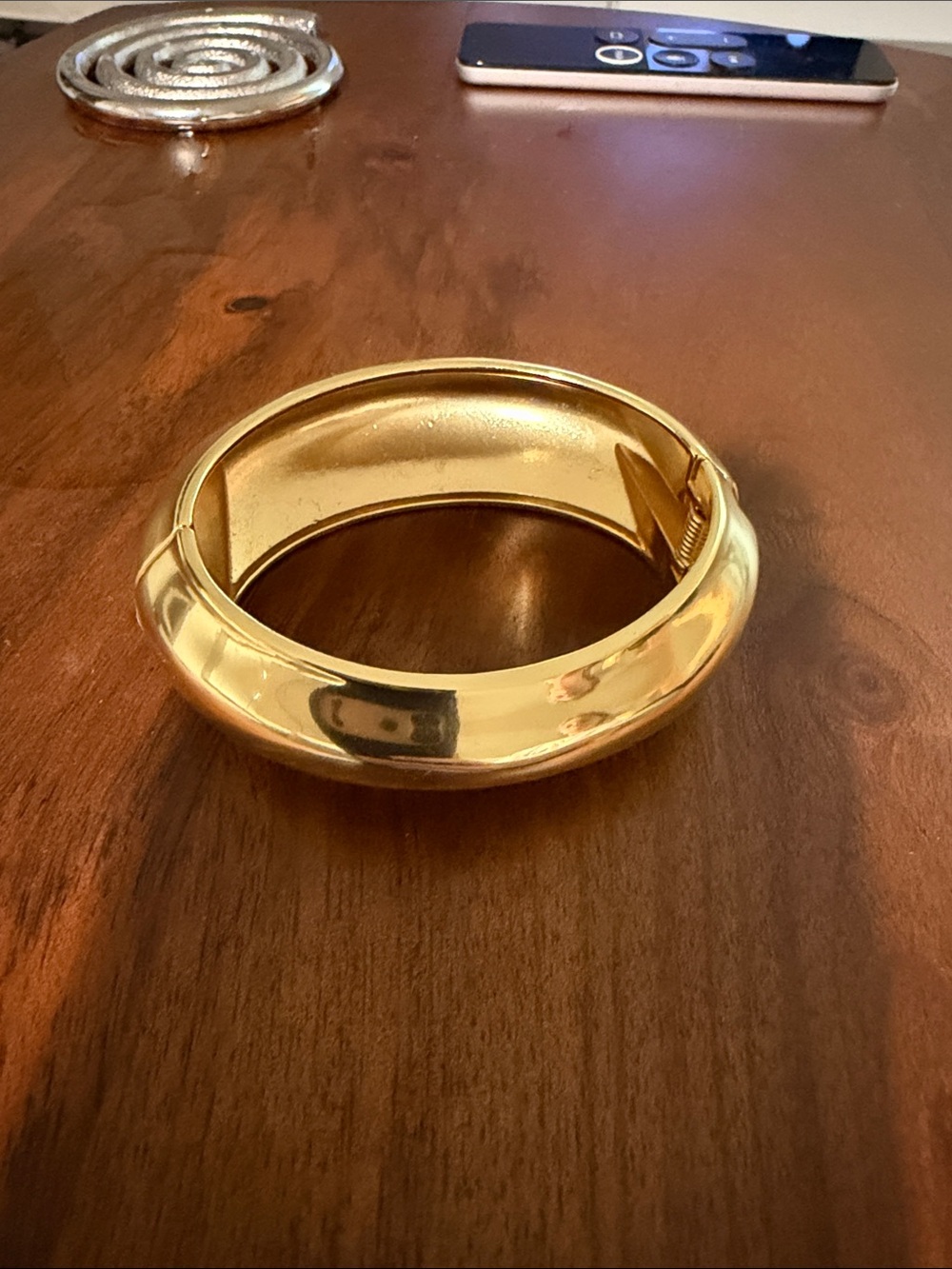 J.crew Gold Hinge Bangle Bracelet